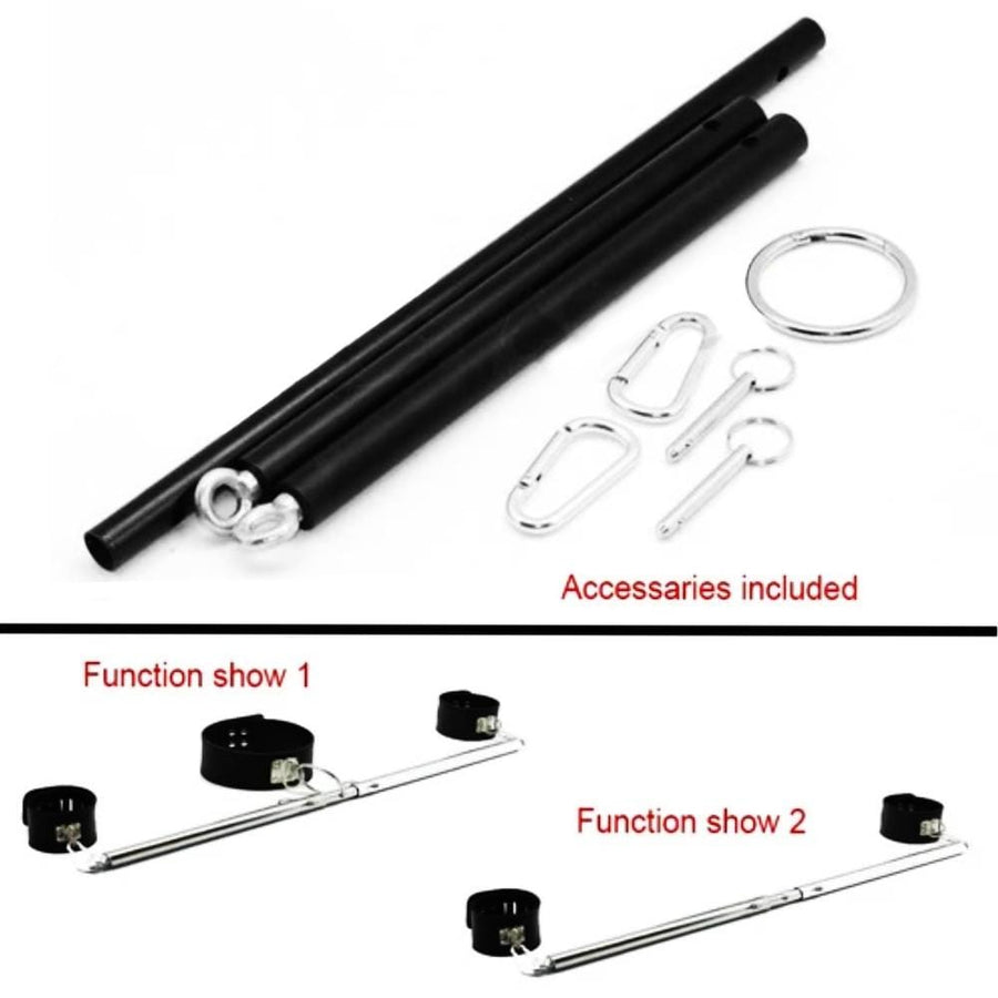 Chrome-Plated Expandable Spreader Bar BDSM, gallery view 2