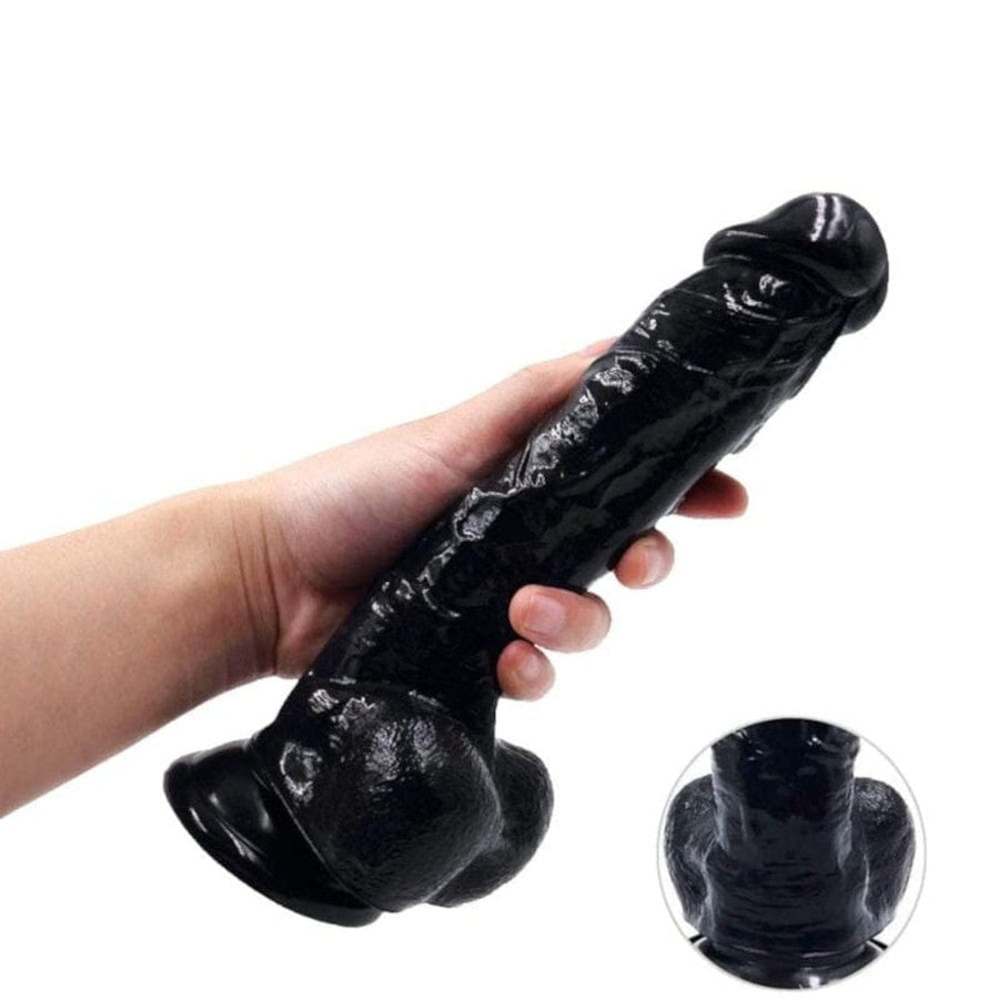 Big Black Realistic Dildo BDSM, gallery view 4