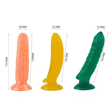 Load image into Gallery viewer, Sex 7 Inch Banana Dildo With Suction Cup
