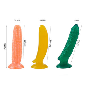 Sex 7 Inch Banana Dildo With Suction Cup