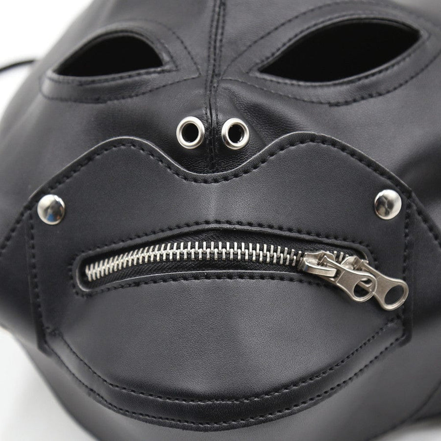 Leather Zipper Mask, gallery view 2