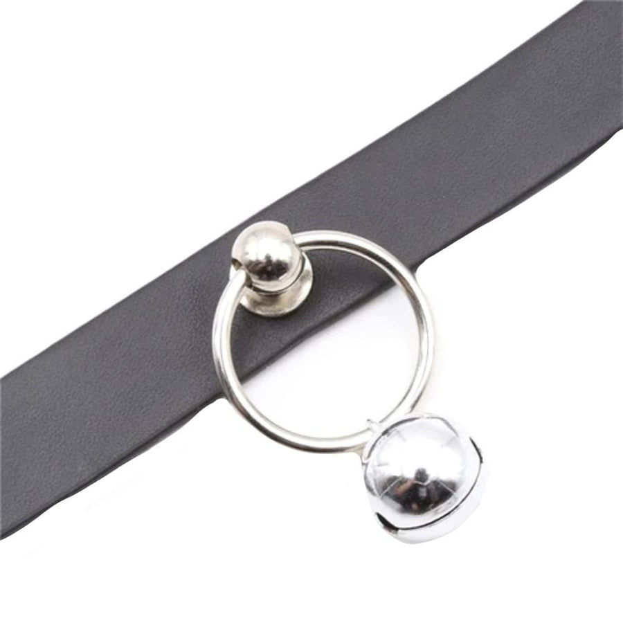 Faux Leather Puppy Play Collar, gallery view 4