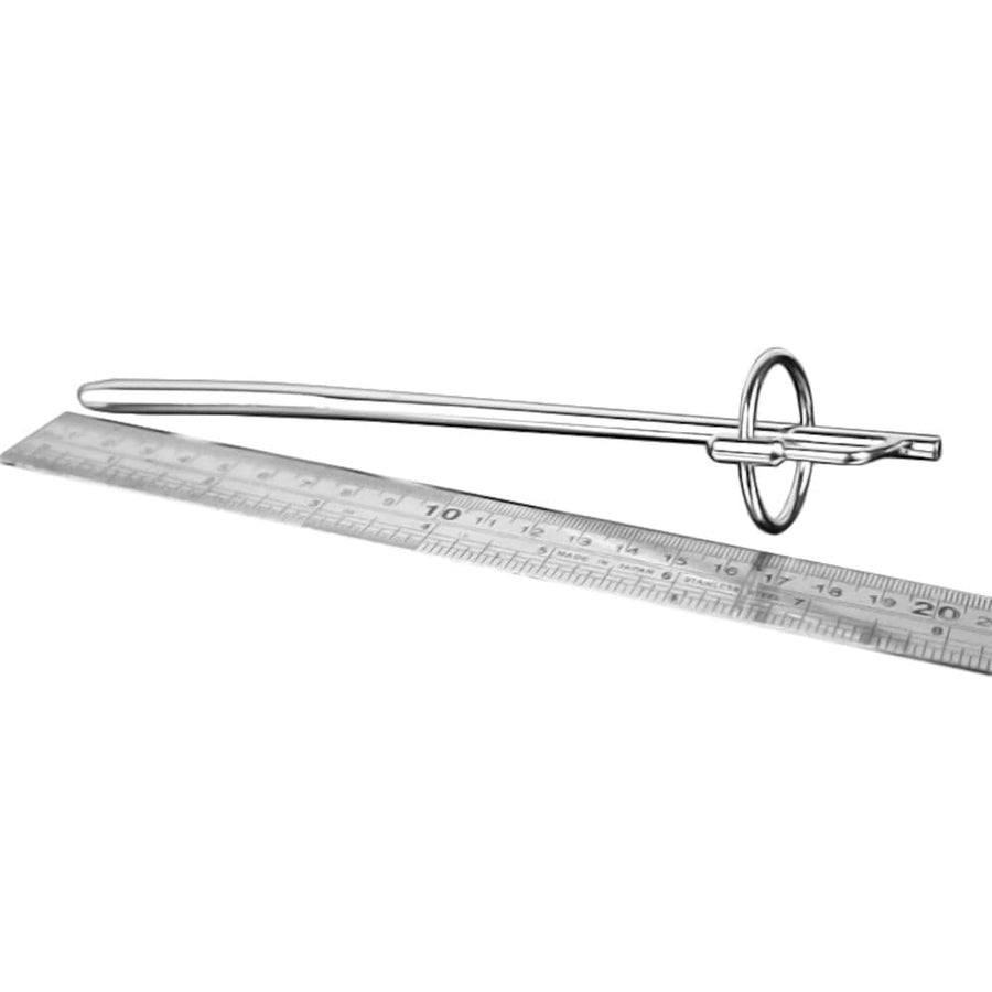 J-Contoured Stainless Urethral Sound BDSM, gallery view 2