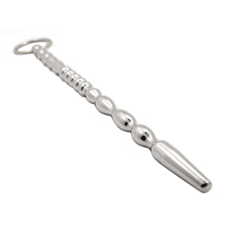 BDSM Stainless Beaded Urethral Play Penis Wand, gallery view 2