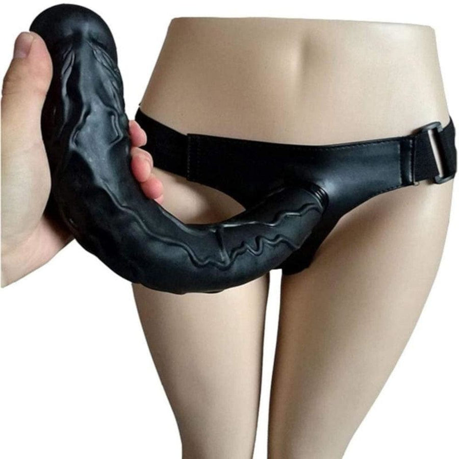 Super Long 13 Inch Big Black Strap On Dildo BDSM, gallery view 9