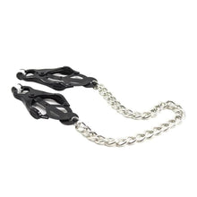 Load image into Gallery viewer, BDSM The New Black Butterfly Nipple Clamps With Chain
