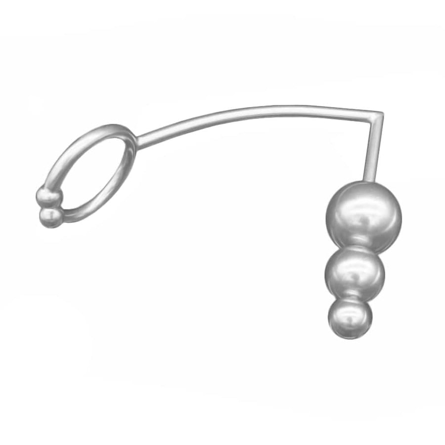 Beaded Intruder Cock Ring Anal Toy BDSM, gallery view 2