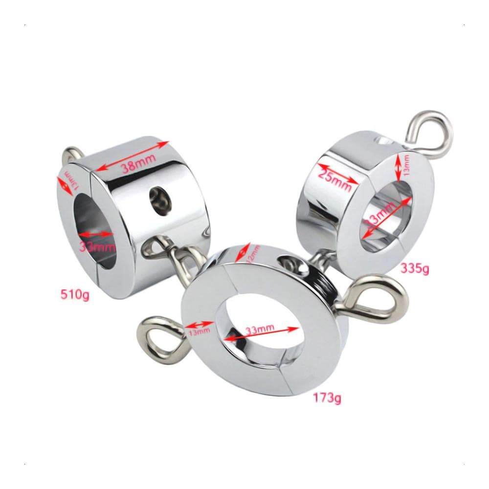 Torture and Restraint Weighted Cock Ring BDSM