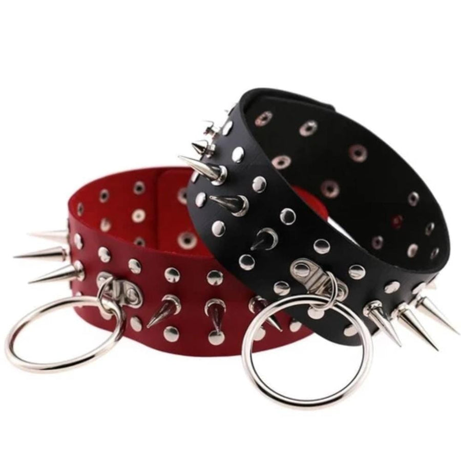 Spiked Bondage Submissive Collar, gallery view 2