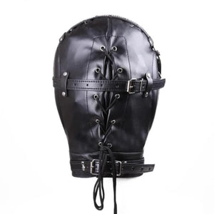 Leather Sensory Deprivation Mask BDSM