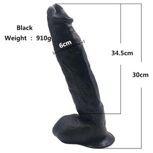 Brawny 11 Inch Long Anal Dildo