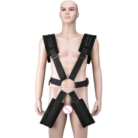 Leg-Spreading Body Harness Sex Sling BDSM product view