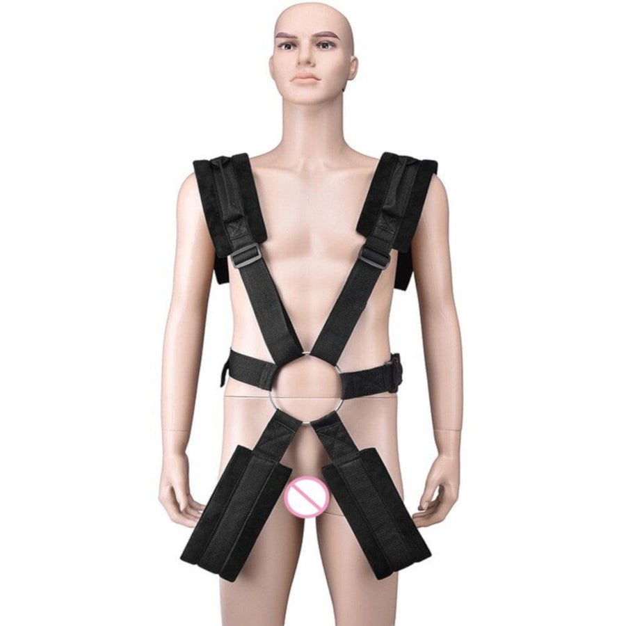 Leg-Spreading Body Harness Sex Sling BDSM product view