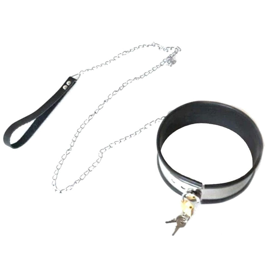 Erotic Bondage Locking Collar product view