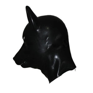 Masque de chien fétichiste pour jeu animalier BDSM