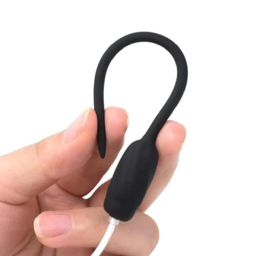 20-Speed Vibrating Rechargeable Penis Plug, gallery view 3