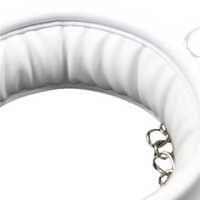 Load image into Gallery viewer, White Creamy Sub Collar With Leash
