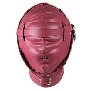 Masque gothique en cuir S&amp;M BDSM