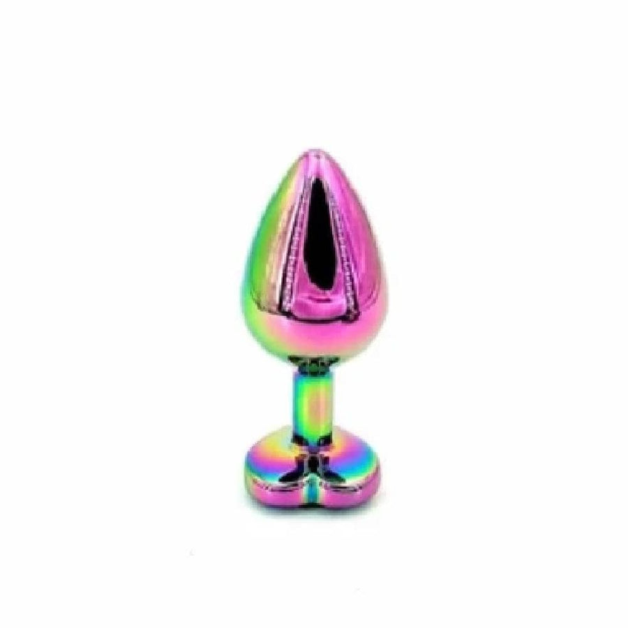 Rainbow Princess Heart Shaped Three Plug Set BDSM, gallery view 4