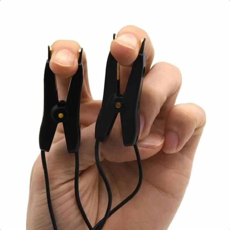 BDSM Electro Shock Nipple Clamp Set, gallery view 3