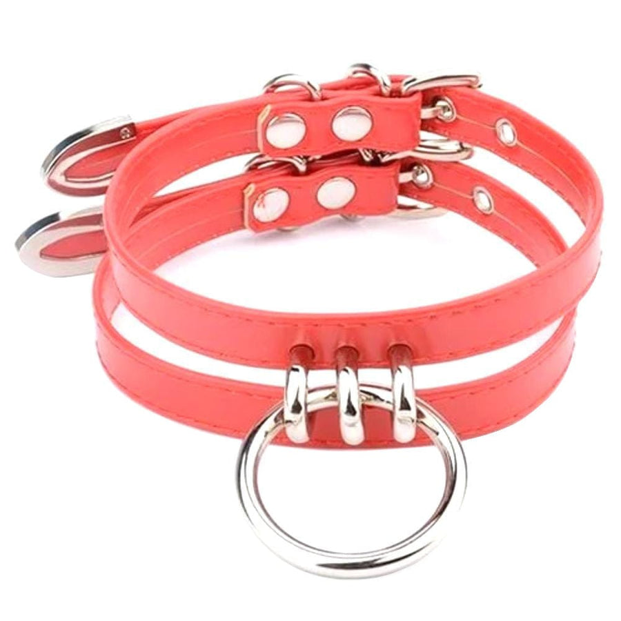 Classic O Ring Handcrafted Choker, gallery view 2