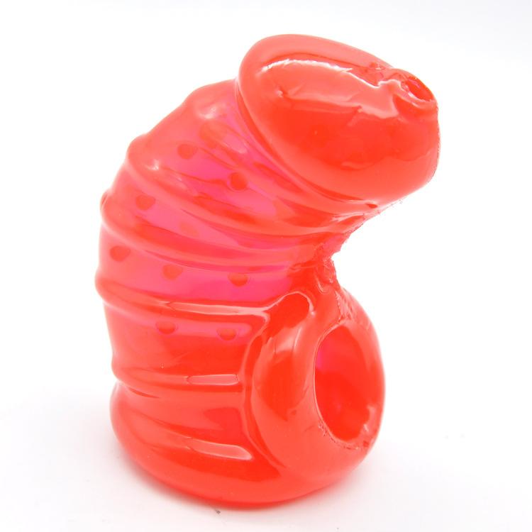 Charlie Silicone Chastity Cage 3.94 inches Long, gallery view 4