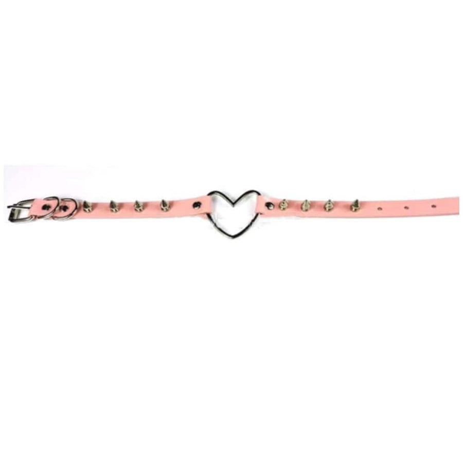 Pink Spiked Cute Collar, gallery view 2