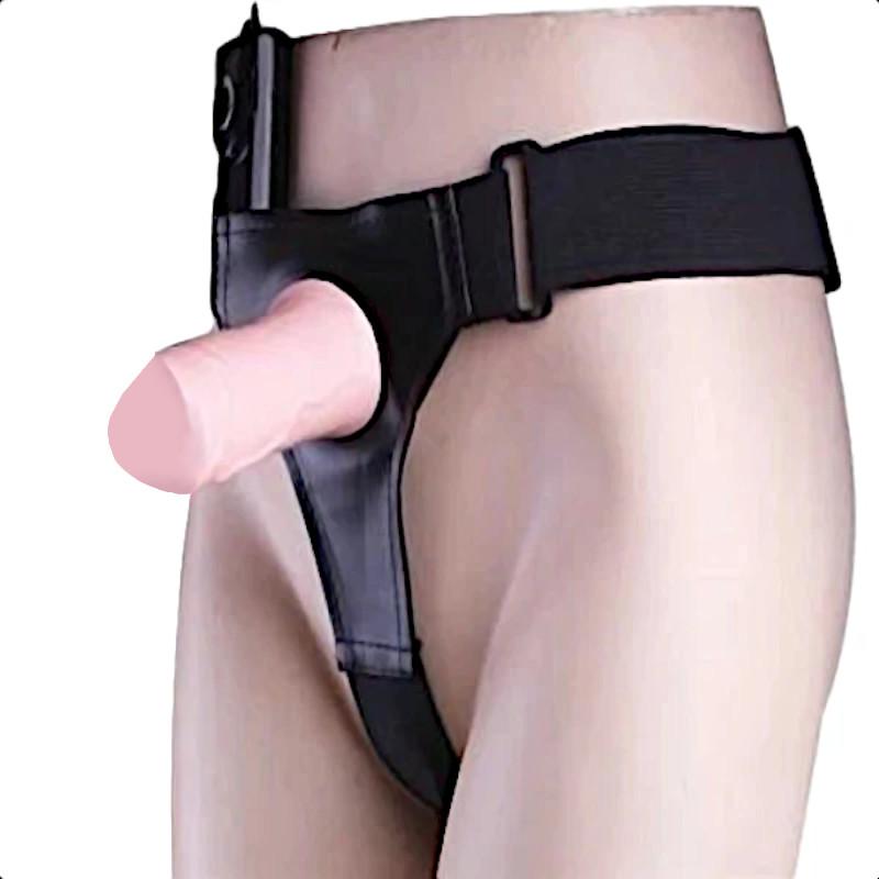 Realistic Hollow Strap On Vibrator, gallery view 2