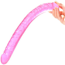 Load image into Gallery viewer, Translucent Silicone Double Dildo BDSM
