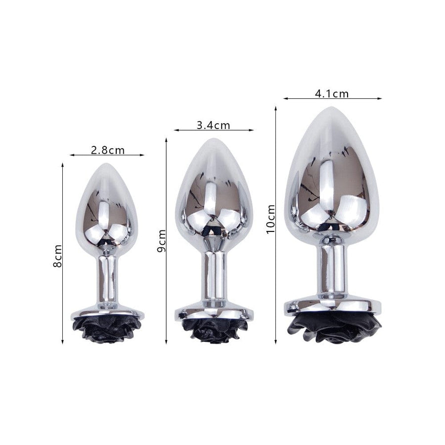 Black Rose Butt Plug Kit, gallery view 5