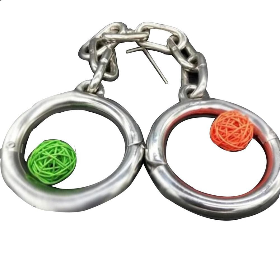 Kinky Stainless Steel Shackles BDSM, gallery view 2