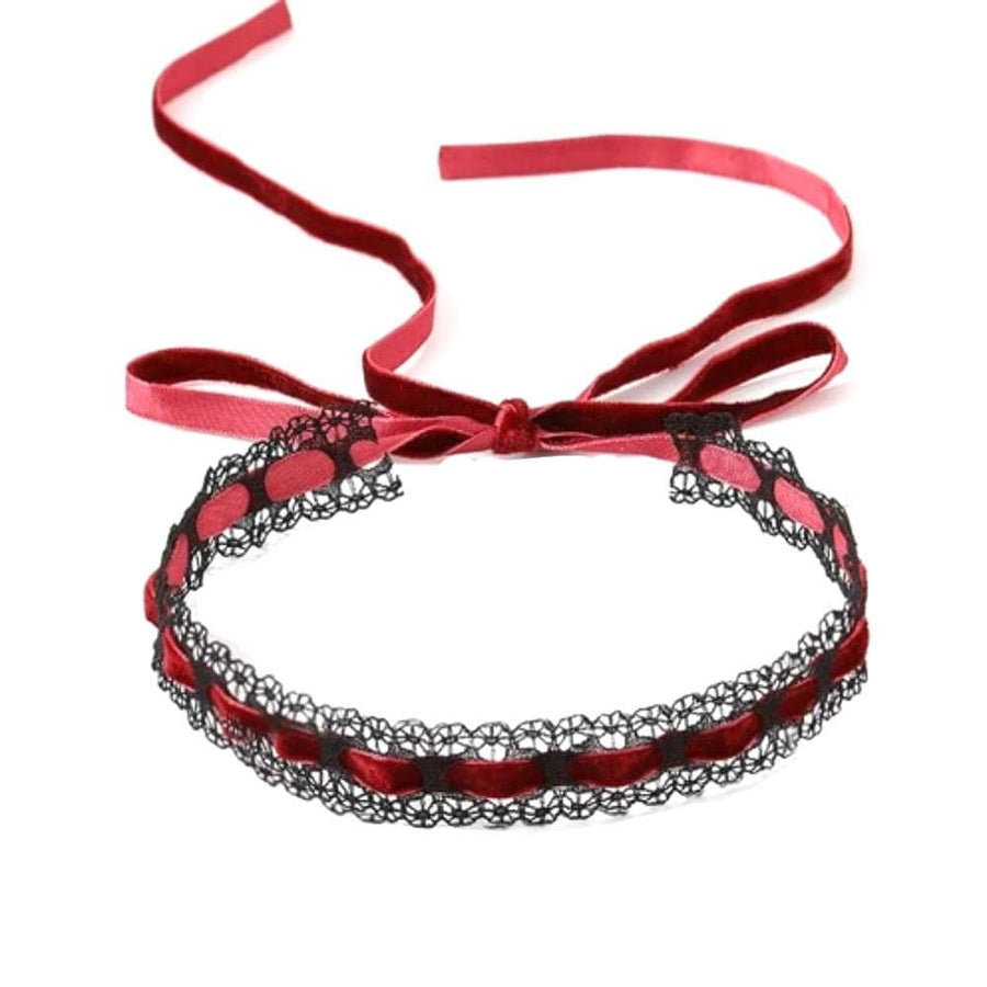 Seductive Lace Velvet Wife Collar product view