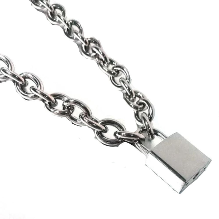 Slave Bondage Chain Locking Collars, gallery view 4