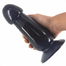 Load image into Gallery viewer, Thick Black Suction Cup Dildo
