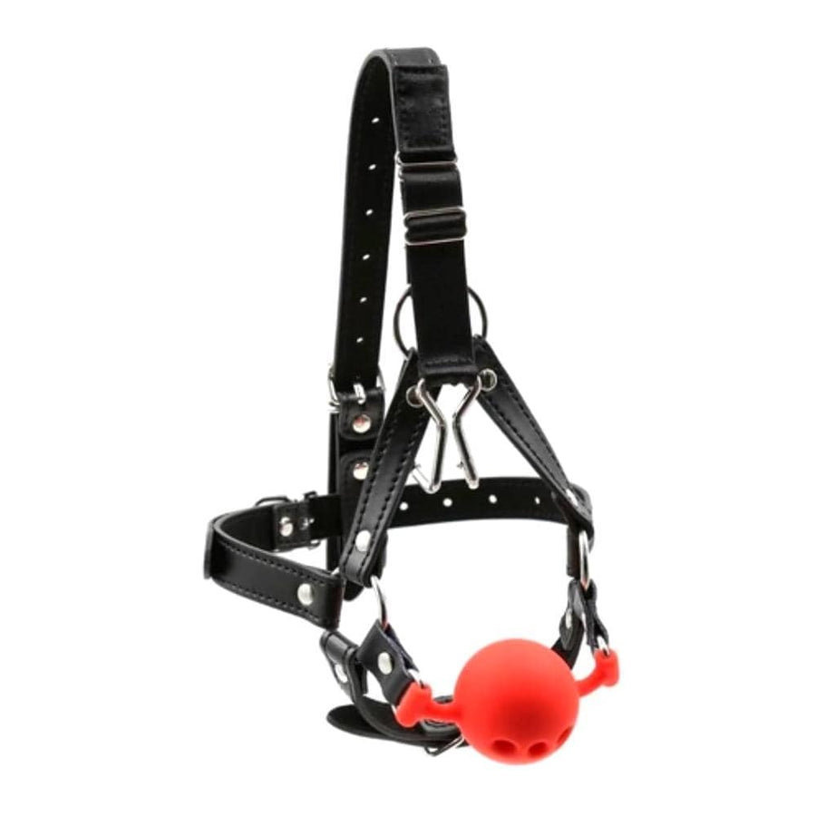 Punishment Fetish Wiffle Ball Gag BDSM, gallery view 4