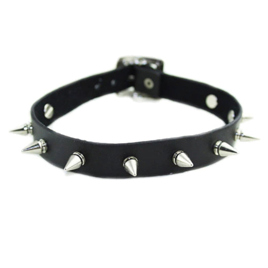 Vintage Leather Studded Collar, gallery view 3