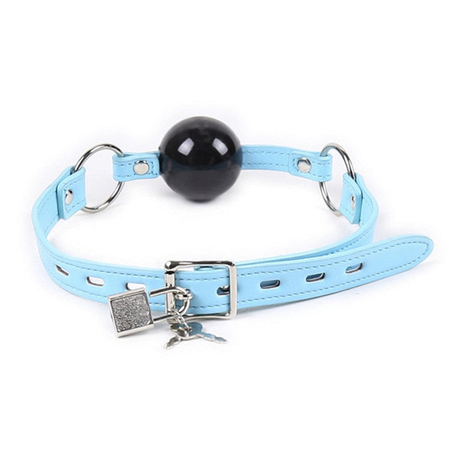 Stay Silent Locking Ball Gag BDSM, gallery view 4