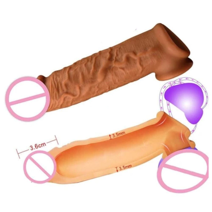 Bigger Fantasies Penis Enlarger Sleeve BDSM, gallery view 6