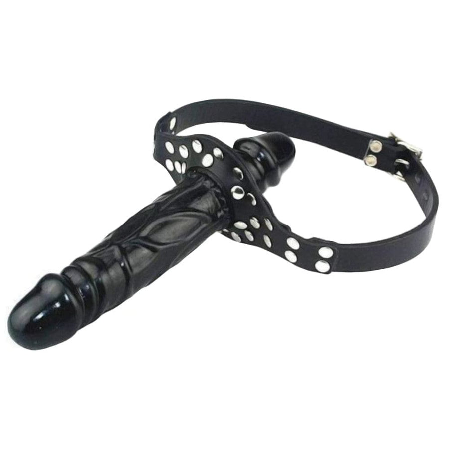 Sadistic Gag Order Black Face Dildo BDSM, gallery view 2