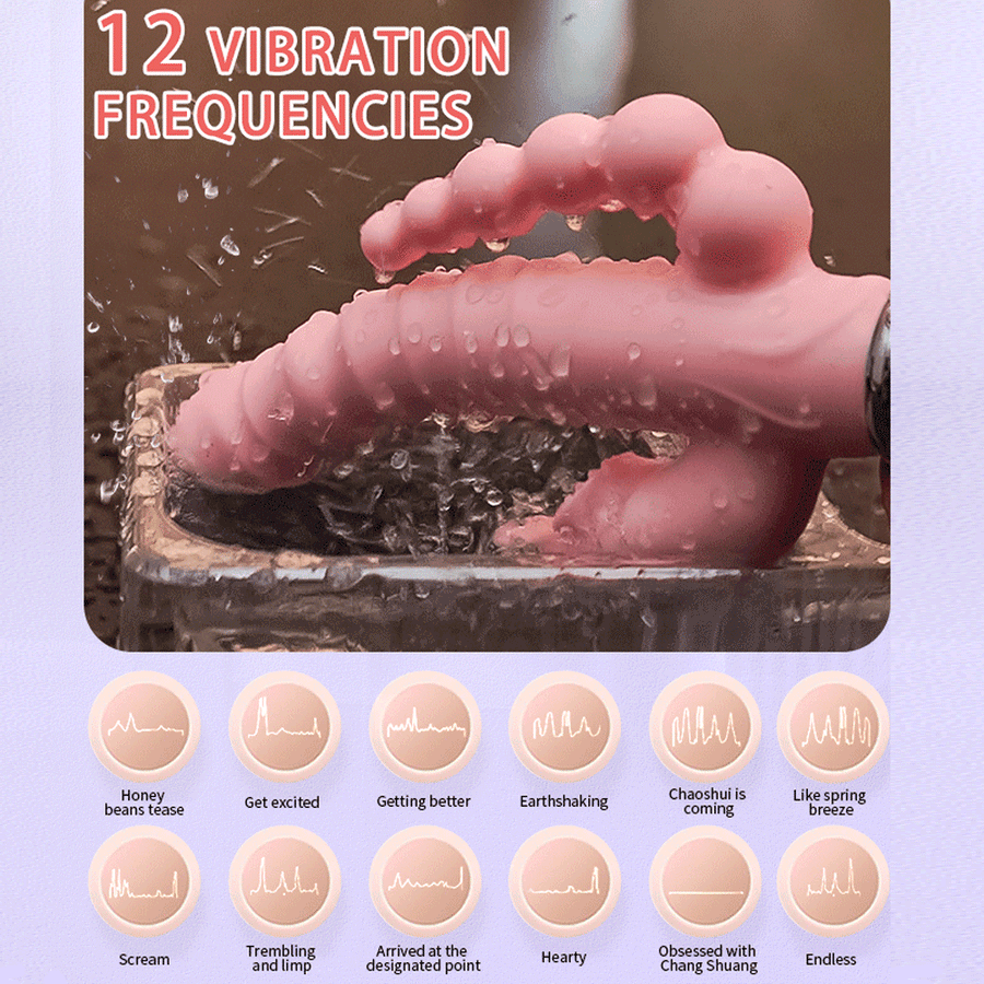 3 In 1 Dildo Rabbit Vibrator, gallery view 6