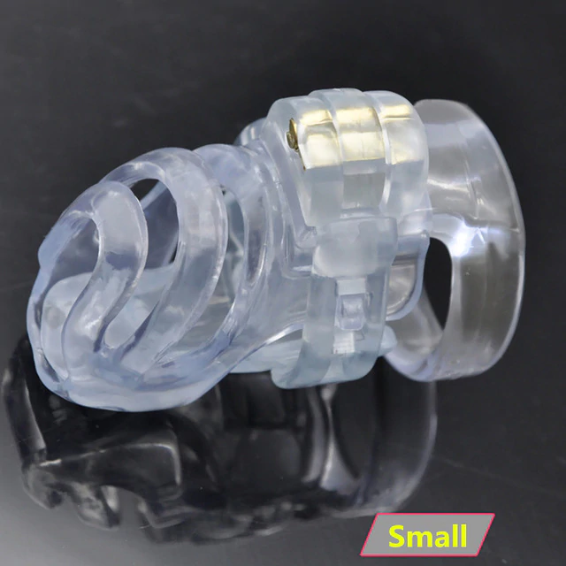 Eliza Plastic Cage 2.63 inches long size guide, gallery view 5