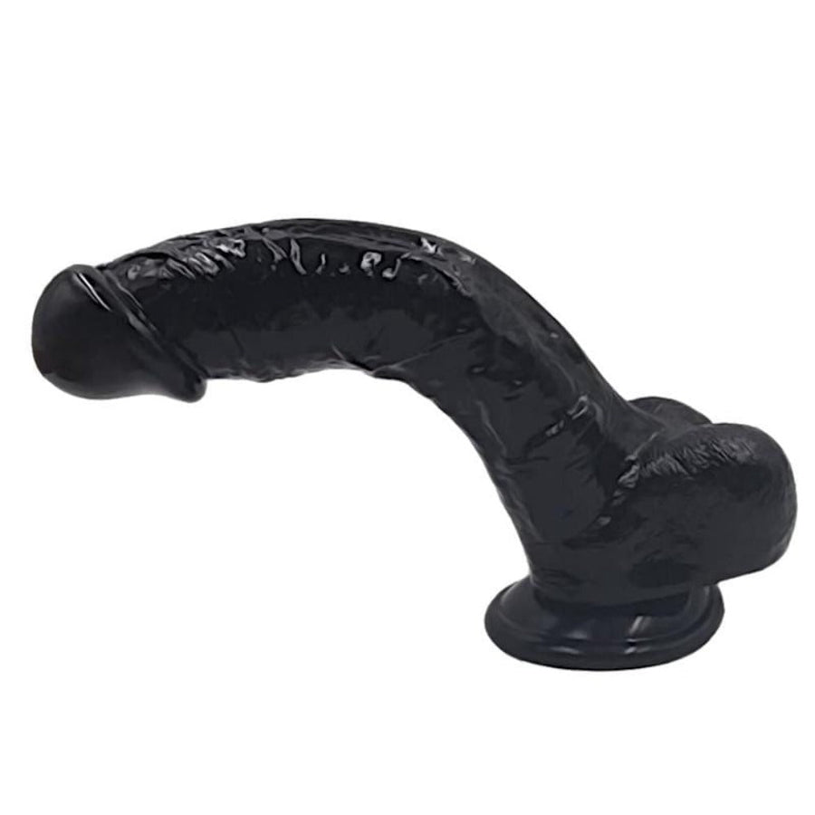 Titillating Realistic 9 Inch Black Dildo BDSM, gallery view 2