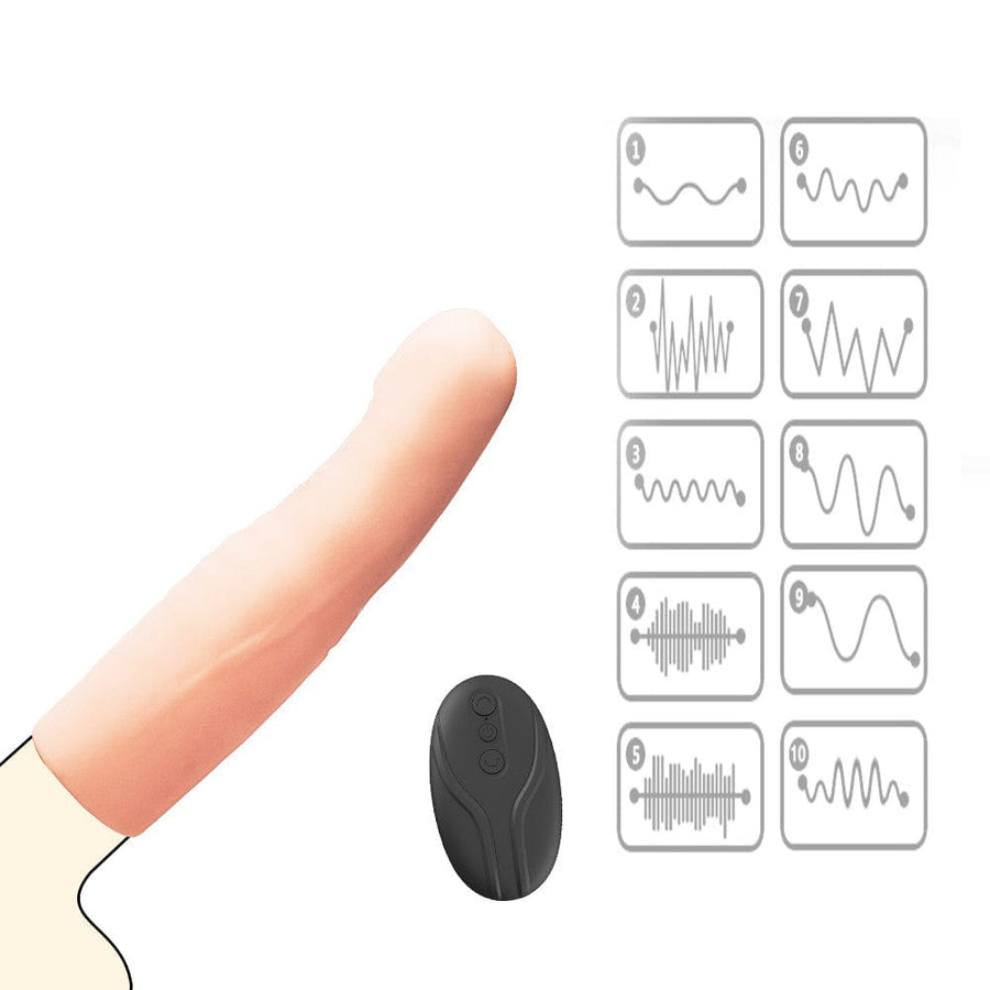 Remote-Controlled Vibrating Penis Sleeve BDSM, gallery view 6