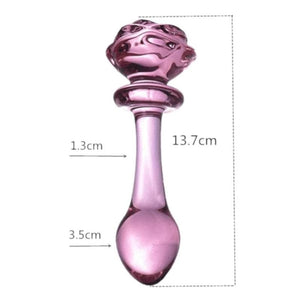 Joli gode en verre rose BDSM