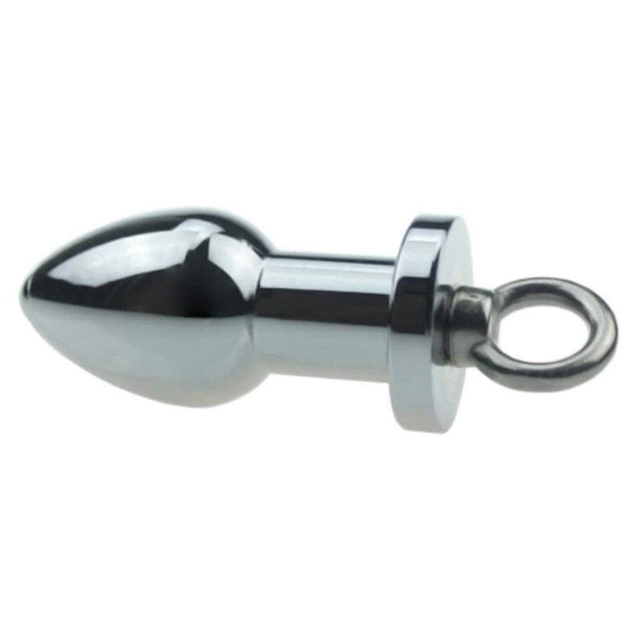 Hollow Inner Tube Metal Butt Plug 4.45 Inches Long, gallery view 10