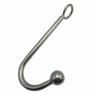 Stainless-Steel Various Bead Sizes Anal Hook 9 Inches Long