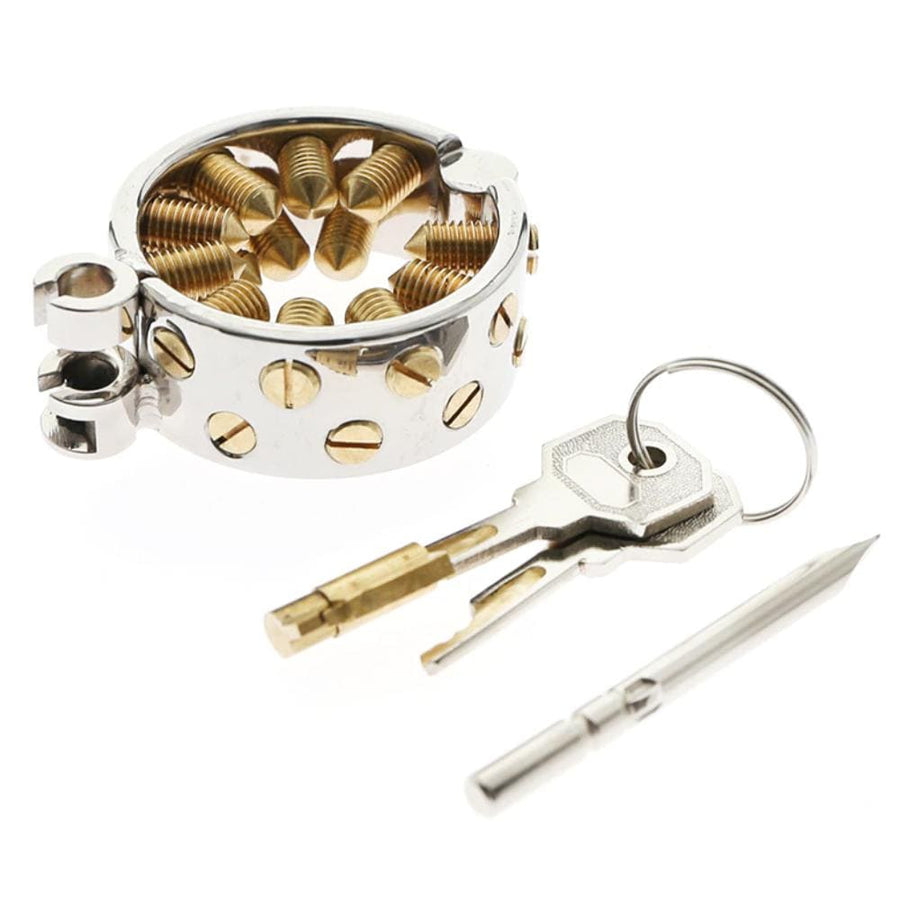 Slave's Stainless Testicle Torture Tool BDSM product view