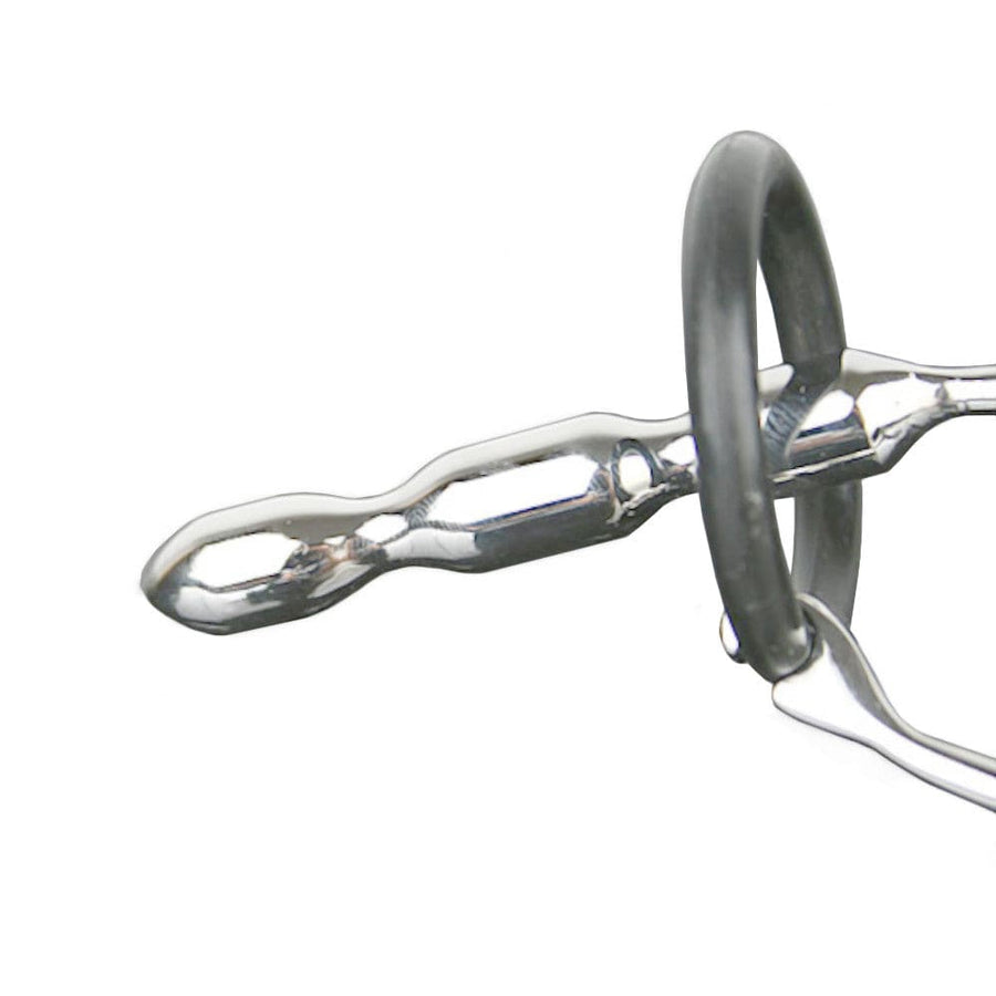 Erotic Solid Steel Penis Plug BDSM, gallery view 3