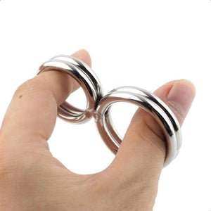 Erection Crimper Double Cock Ring BDSM