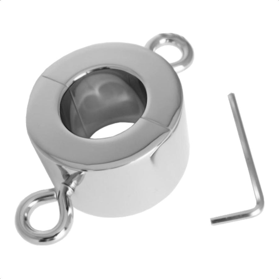 Torture and Restraint Weighted Cock Ring BDSM, gallery view 2